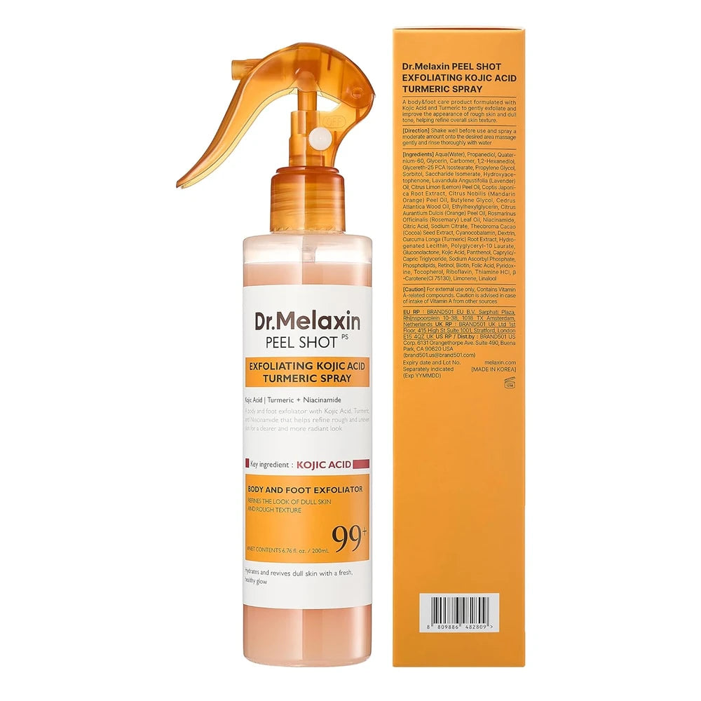 Kojic Acid Turmeric Body Exfoliator Spray