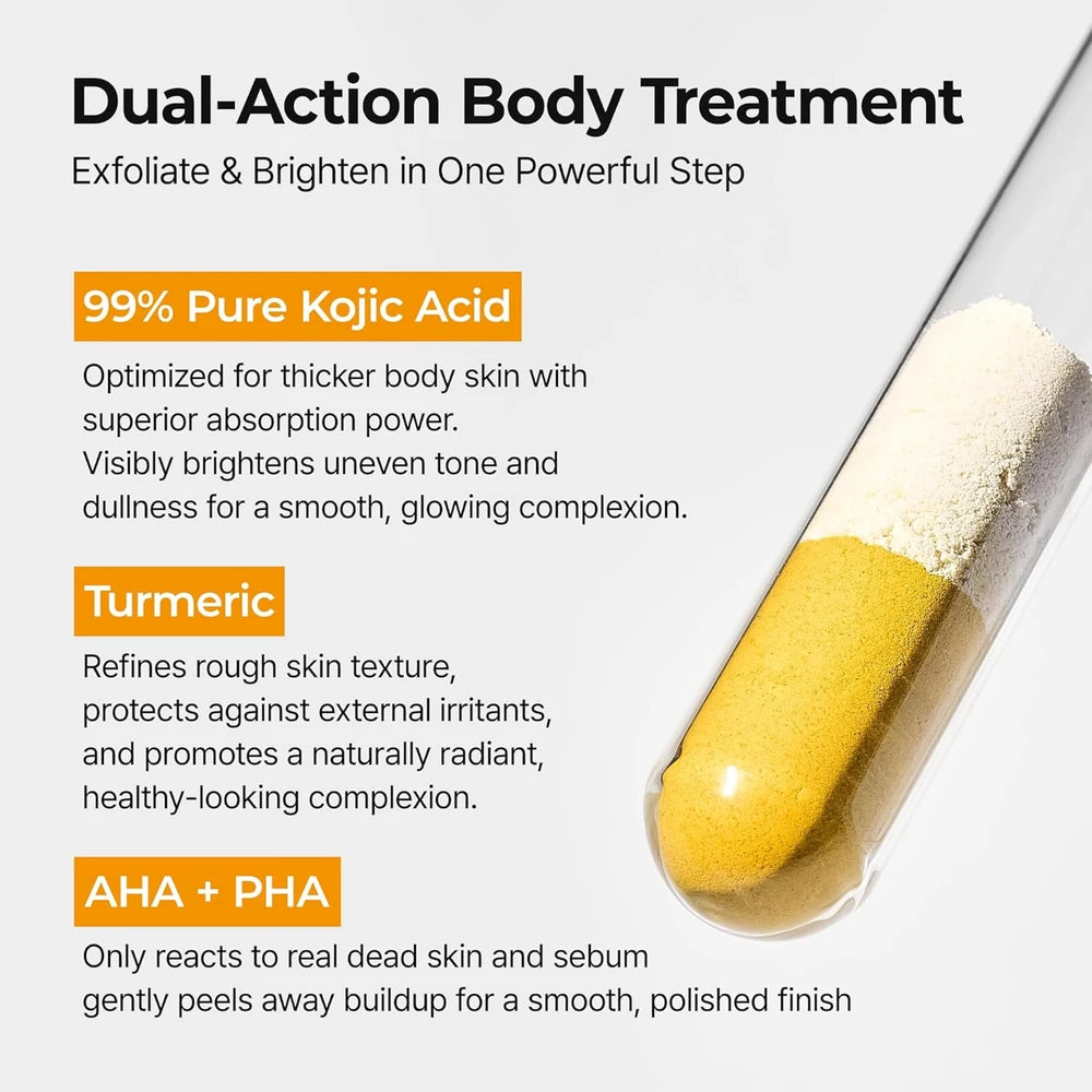 Kojic Acid Turmeric Body Exfoliator Spray