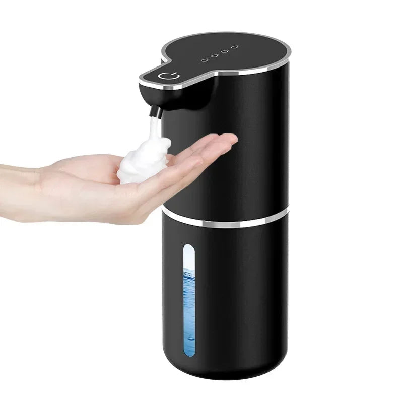 Automatic Waterproof Foaming Soap Dispenser - 350ml, Rechargeable Type C, Adjustable Foam Output
