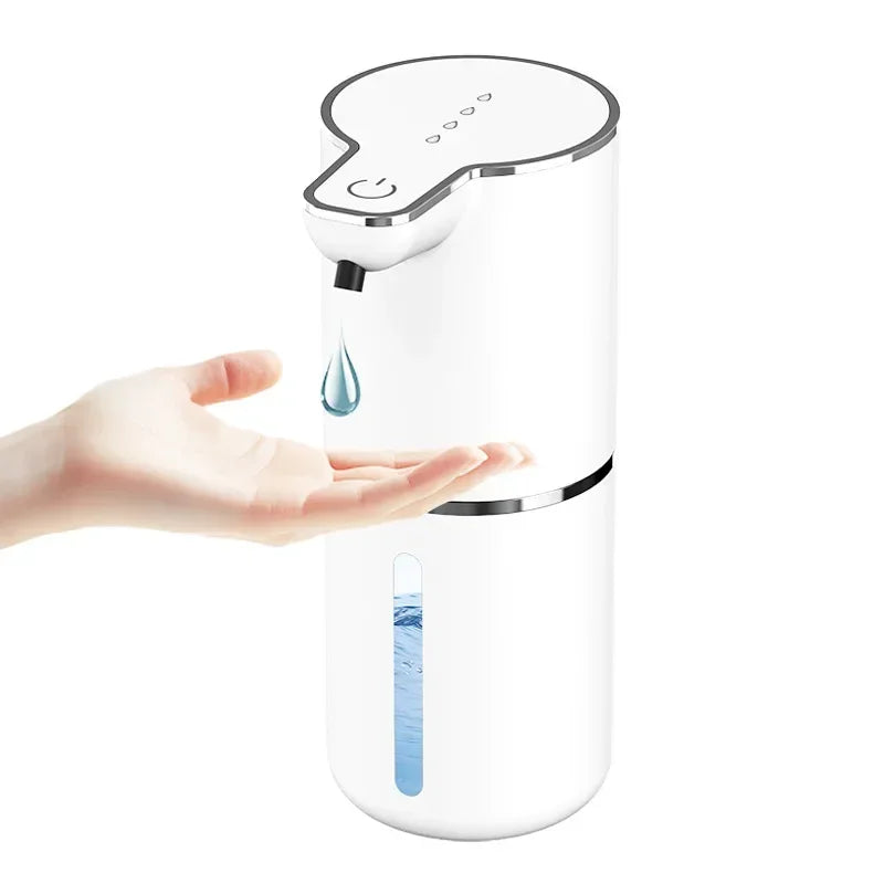 Automatic Waterproof Foaming Soap Dispenser - 350ml, Rechargeable Type C, Adjustable Foam Output