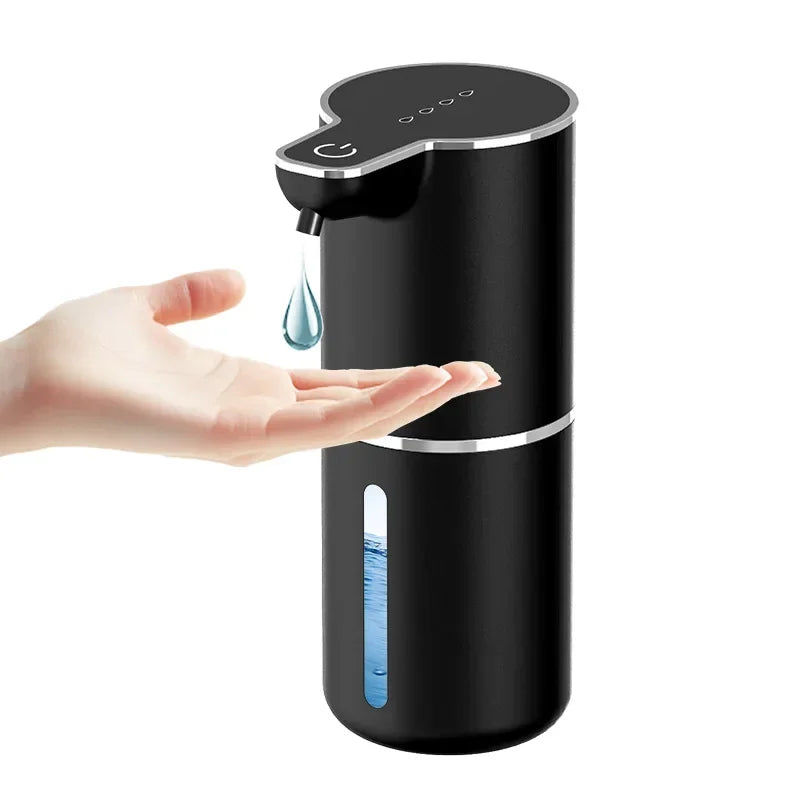 Automatic Waterproof Foaming Soap Dispenser - 350ml, Rechargeable Type C, Adjustable Foam Output