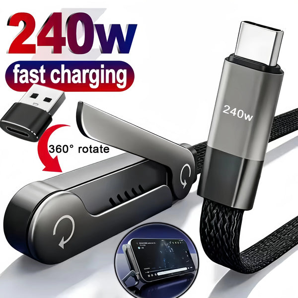 Pocket Power Foldable Stand Charging Cable